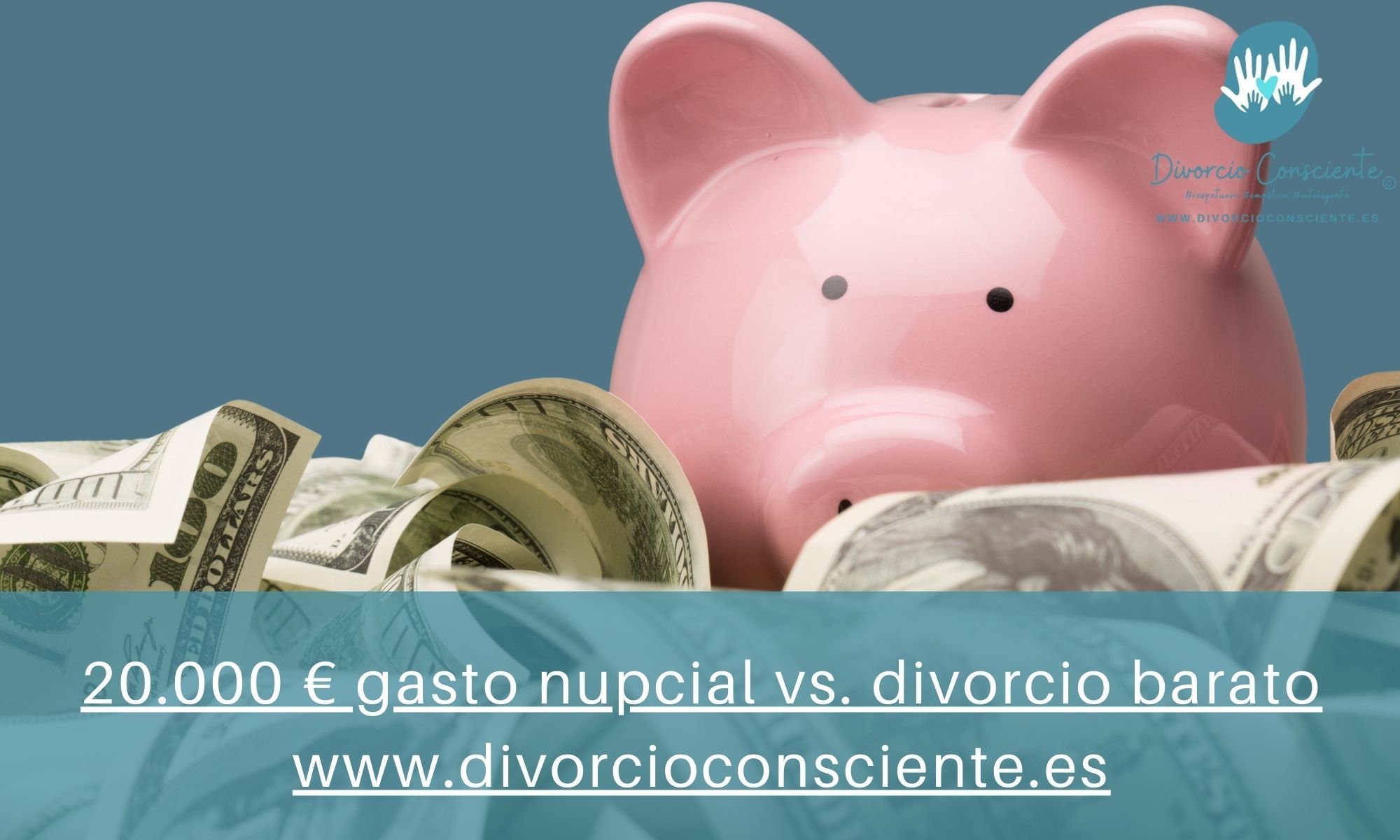 20.000 € de gasto nupcial vs. divorcio barato de 150 €.