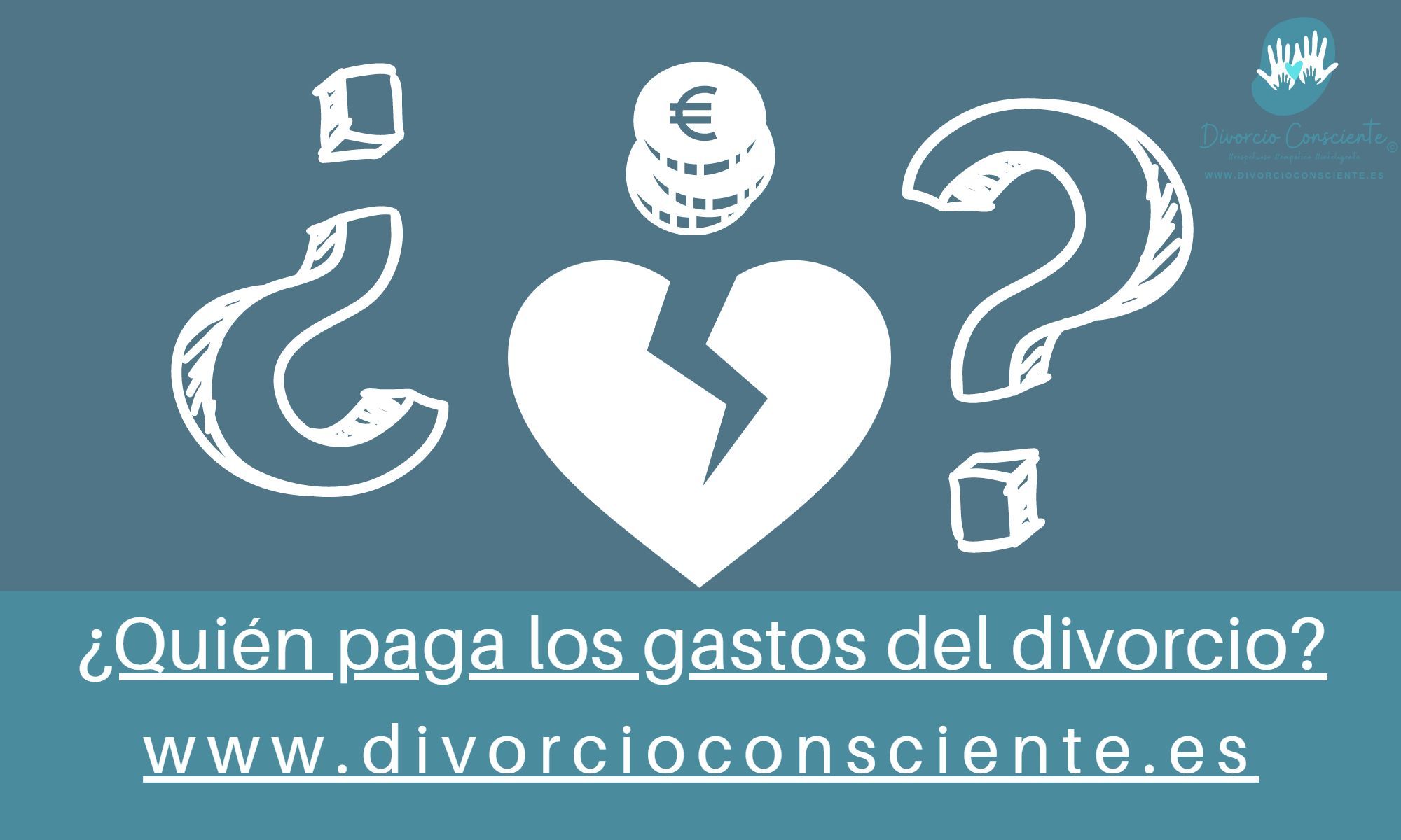 Un divorcio amistoso: ¿Quién paga los gastos?